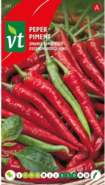 Arborix Spanische Paprika Rot Samen für den Garten und die Fensterbank, 1 g - Bild 1