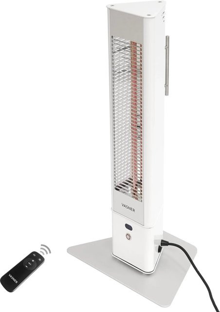 Vasner Infrarot-Standheizstrahler HeatTower Mini 1500 W mit Fernbedienung in Weiß - Bild 1