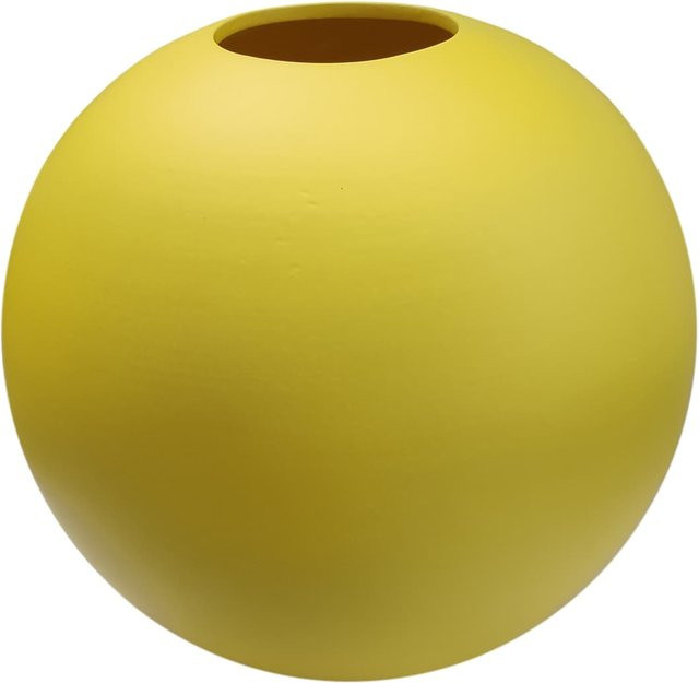 HTI-Living Kugelvase aus Keramik in Gelb, Durchmesser: 25 cm - Bild 1