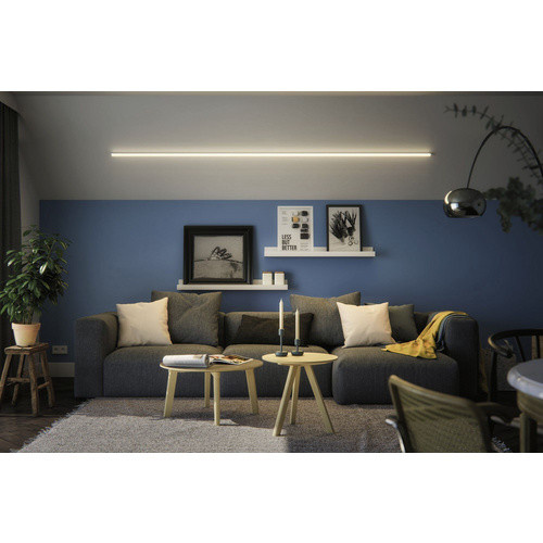 Paulmann Tube LED Lichtprofil aus Aluminium in Weiß, Länge: 200 cm, Durchmesser: 25 mm, Höhe: 22 mm - Bild 2