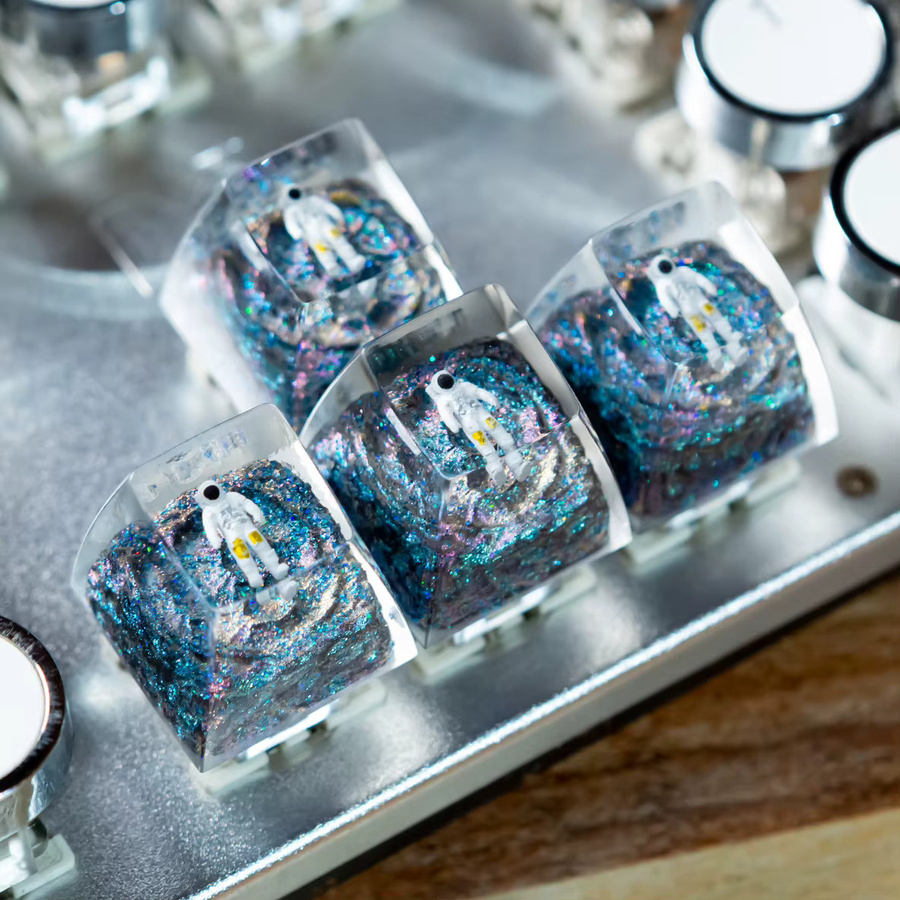 Resin Artisan Space Drift Keycap 1U SA R1 Handgefertigte Custom ESC-Tastenkappe für mechanische Tastaturen mit MX-Schaltern - Bild 2