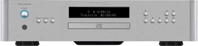 Rotel RCD-1572 MKII CD-Spieler in Silber mit XLR, Cinch und koaxialem Digitalausgang - Bild 1