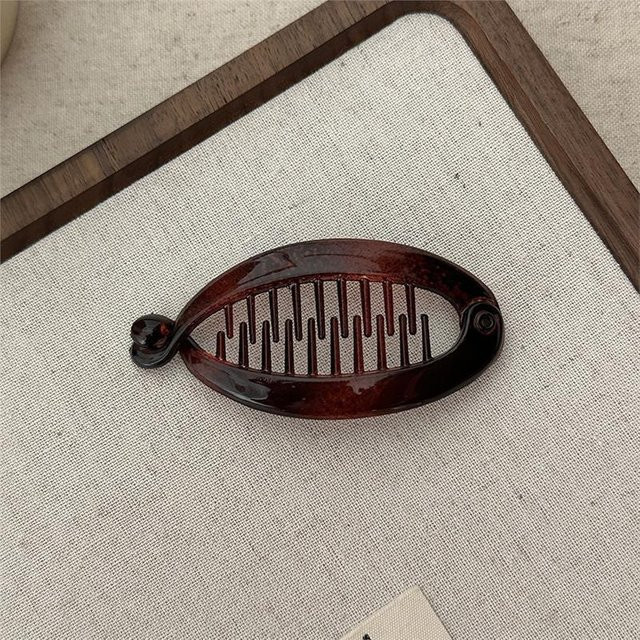 Bananenclip, mehrfarbig, bernsteinfarben, Damen - Bild 1