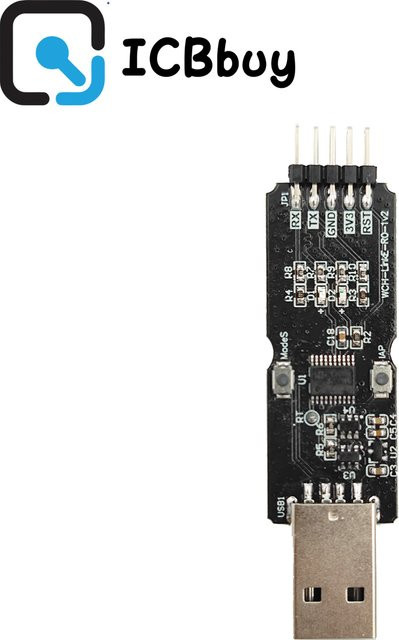 WCH LinkE CH32V003 EVT MCU Debugger mit RISC-V Architektur und USB-C Anschluss in Schwarz - Bild 1