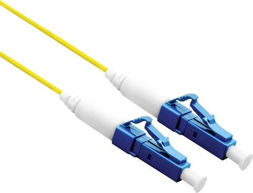 Roline Glasfaser LWL Anschlusskabel Gelb 7,00 m mit 1x LC/UPC auf 1x LC/UPC Stecker 9/125 µ Singlemode - Bild 1