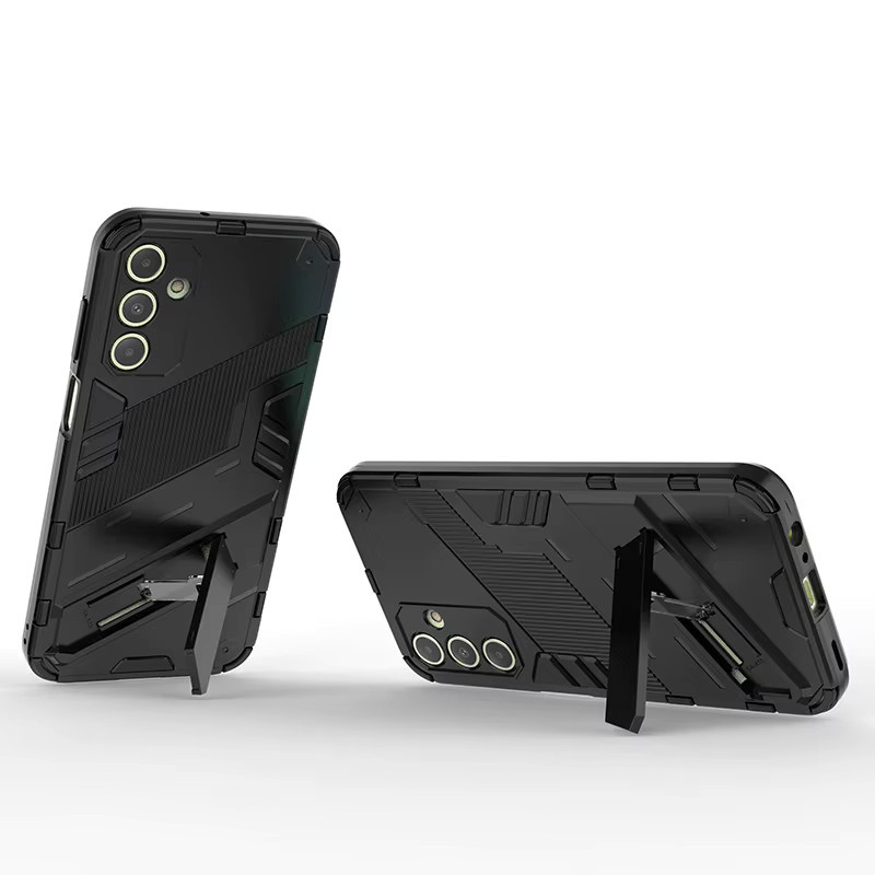 Solid Armor Cyber stoßfeste Schutzhülle mit Ständer Halterung für Samsung Galaxy A56 A36 A55 A35 A14 A54 A34 A15 A53 S24 S23 FE in Rot - Bild 6