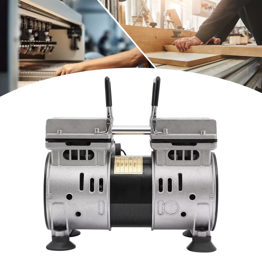 Ölfreie industrielle Labor-Vakuumpumpe von Bymaocar in Silber, 550W - Bild 3