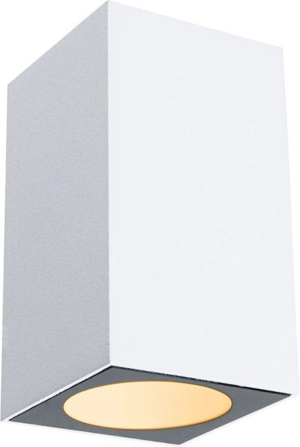 Paulmann Flame LED-Außenwandleuchte in Weiß mit warmweißem Licht, B/T/H: 5,8 x 5,8 x 7,5 cm - Bild 1