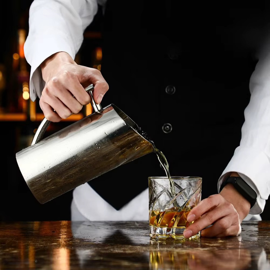 VKTECH Edelstahl Krug aus Edelstahl in Silber, 0,5 l - Bild 3