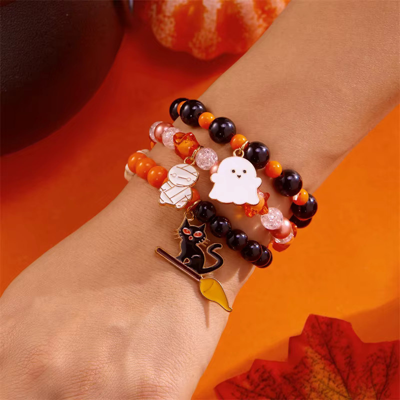 RINHOO FRIENDSHIP Armbänder, Perle, Schwarz, Damen - Bild 2