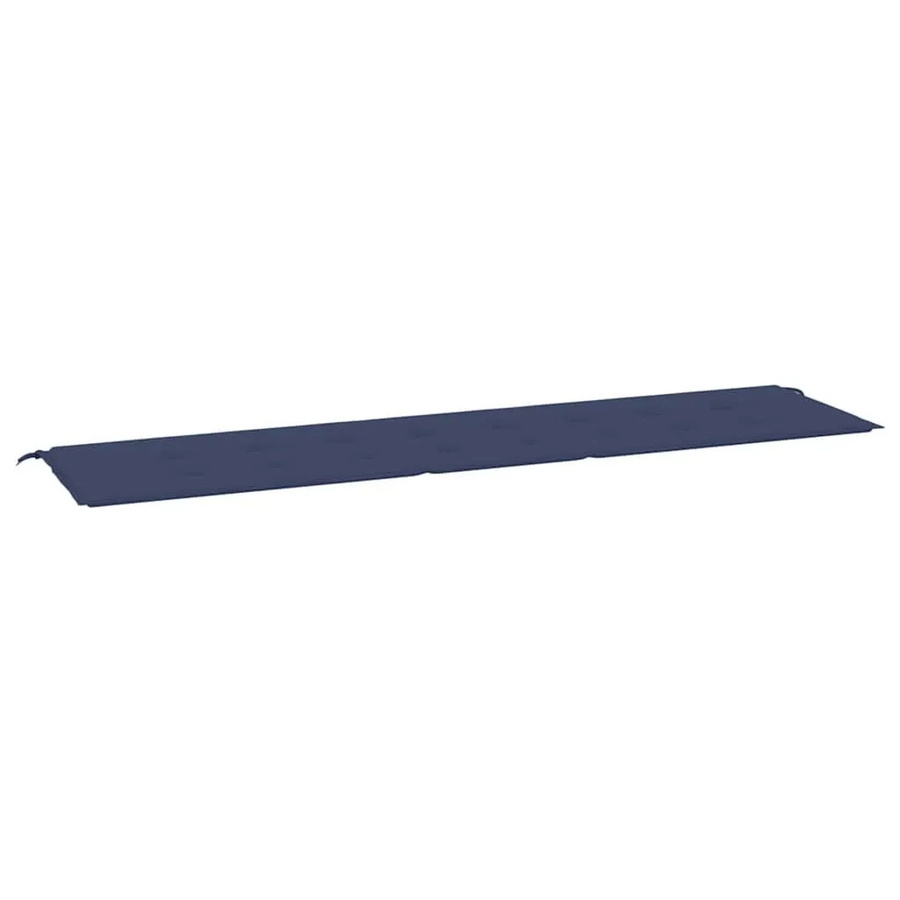 vidaXL Gartenbank-Auflage Marineblau aus Oxford-Gewebe, B/T/H: 200 x 50 x 4 cm - Bild 2