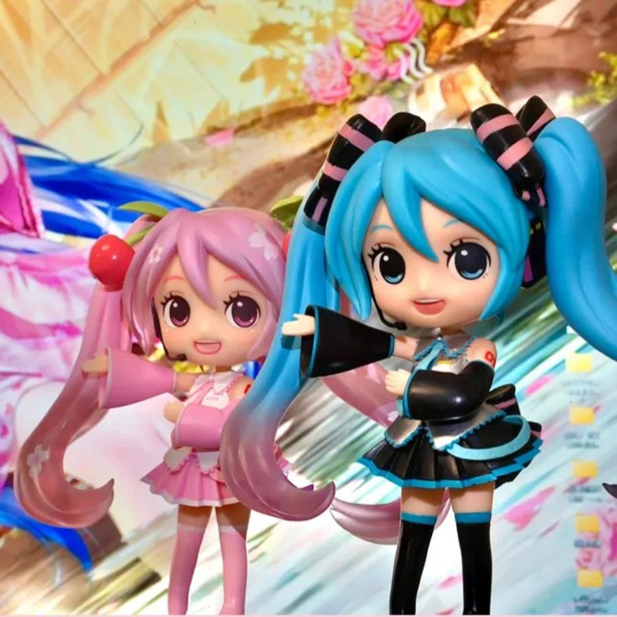 Fashnics Hatsune Miku Actionfigur Rosa Kirschblütenkleid PVC Puppe - Bild 2
