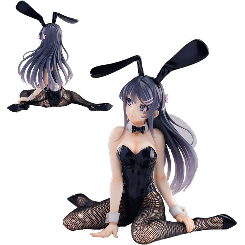 Anime-Figur Sakurajima Mai Bunny Girl aus Seishun Buta Yarou Wa Odekake Sister No Yume O Minai von Fashnics, Höhe: 11 cm, Material: PVC - Bild 3
