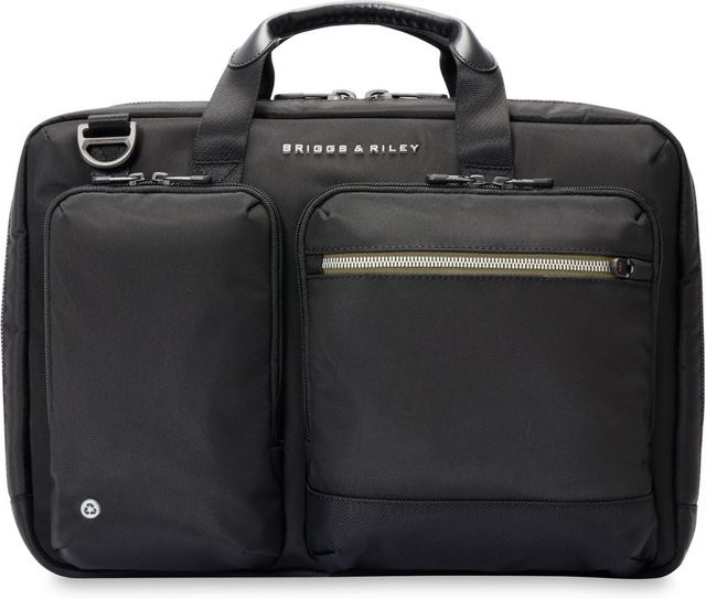 Briggs & Riley HTA Slim Expandable Briefcase in Schwarz - Bild 1