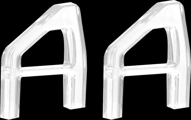 2er-Set Transparenter Horizontaler Ständer für PS5 Slim und Pro aus Acryl, Dreieckige Basis Halterung für dein PlayStation Zubehör - Bild 1