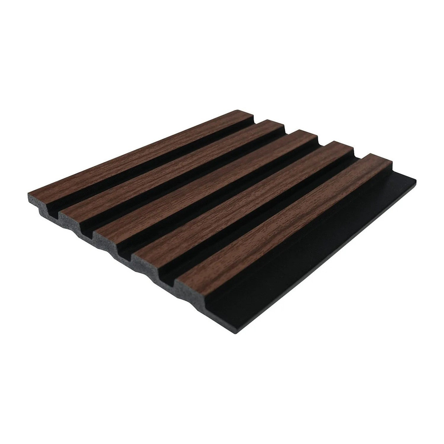 Vente-unique Wandplatte Tatiana in Schwarz und Dunkelbraun, Breite: 128 cm - Bild 2