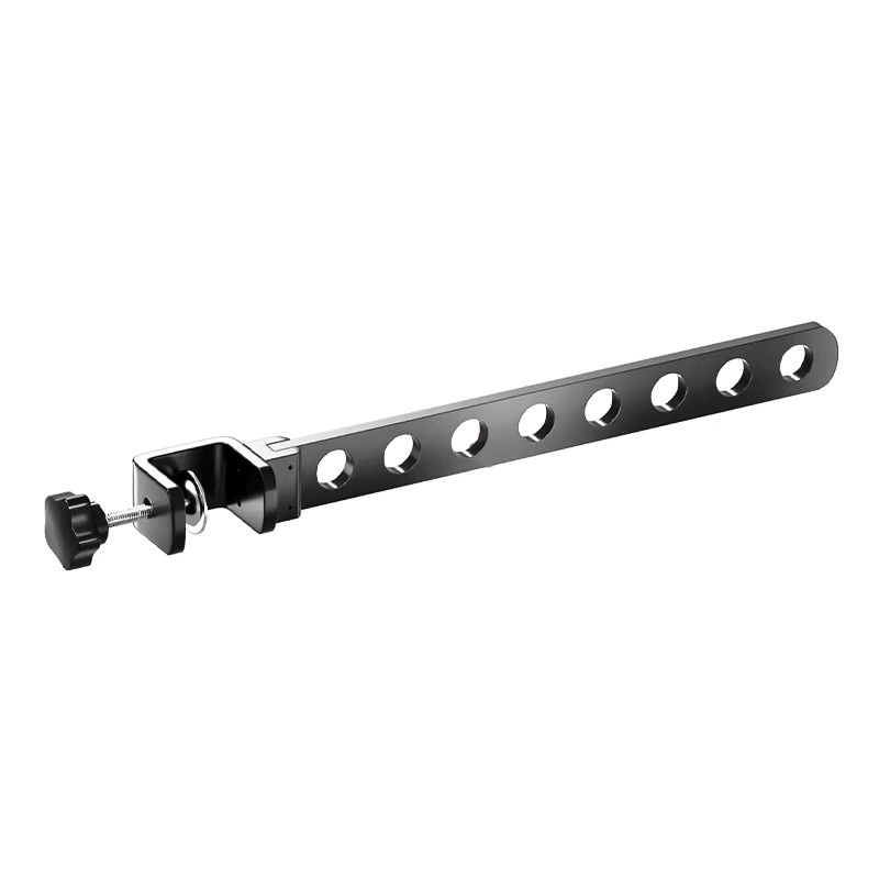 FALANGSHI Faltbarer Kleiderständer aus Aluminium in Schwarz zur Wandmontage, FR3032 - Bild 6