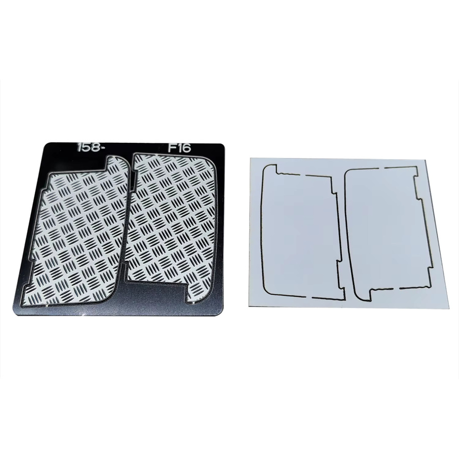 Tamiya Metall-Rücklicht-Antirutschplatten, 2-teiliges Set, Zubehör - Bild 3