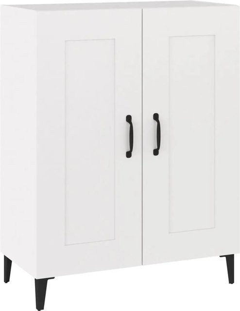 vidaXL Sideboard Weiß Klassisch aus Holzwerkstoff und Eisen B/T/H: 69,5 x 34,0 x 90,0 cm - Bild 1