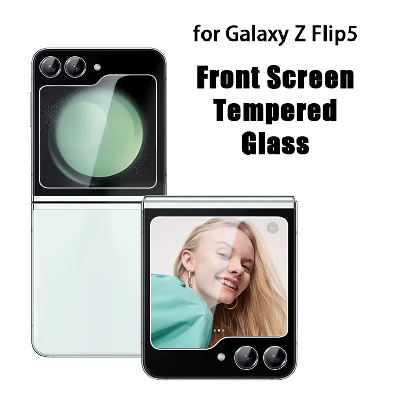 3er-Pack Displayschutz aus gehärtetem Glas für Samsung Galaxy Z Flip 7, Flip7 FE und Galaxy Z Flip 6, 10H Härtegrad, transparent - Bild 2