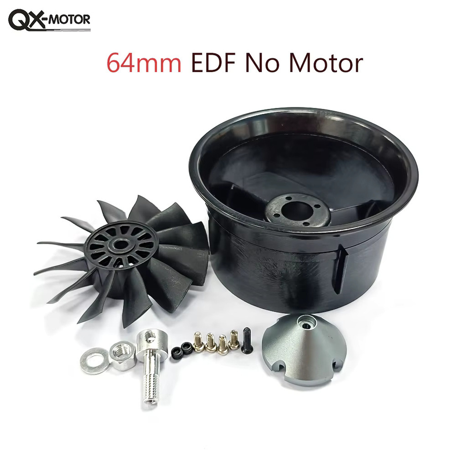 QX-MOTOR EDF Kanalventilator, Zubehör, Kunststoff, Schwarz - Bild 2