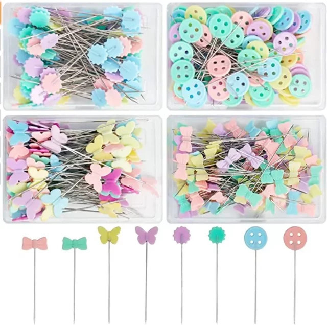 100 Stück Schneidernadeln aus Edelstahl für Stickerei und Patchwork in Multicolour - Bild 1