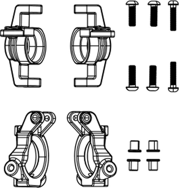 HOSHITECH N517 N517A-M06035 Vorderes Lenkungs-C-Sitz-Kit, Zubehör - Bild 1