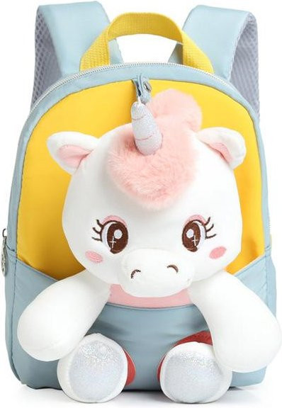 Fashnics Einhorn Rucksack, Plüsch, Blau, ab 3 Jahre - Bild 1