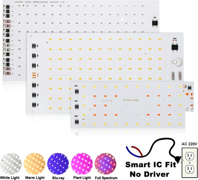 PARKSON LED COB Chip Set für Außenbeleuchtung und Flutlicht, Warmweiß, 2er Pack - Bild 1