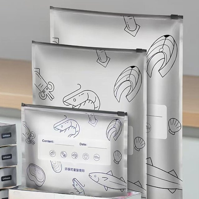 30 Stück wiederverwendbare Aluminiumfolien-Aufbewahrungsbeutel mit Clip zur geruchsdichten Lebensmittelverpackung für Gefrierfach und Speisekammer - Bild 1