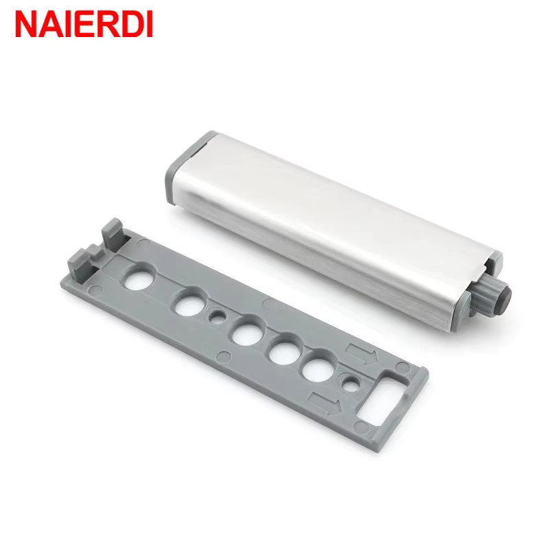 20 Stück NAIERDI Türstopper aus Edelstahl in Silber als Push-to-Open Schrankschnäpper und leise Möbelbeschläge - Bild 2