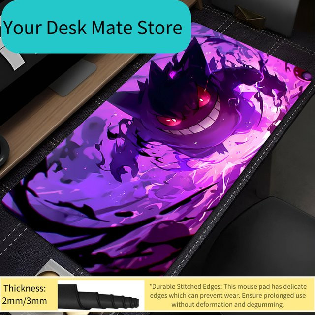 Potdemiel Nightmare Gengar Gaming-Mauspad wasserdicht und rutschfest - Bild 1