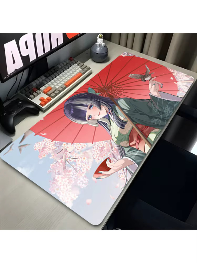 Jannyauutei Raden Mauspad mit HD-Druck in Multicolour als Gaming-Schreibtischunterlage - Bild 2