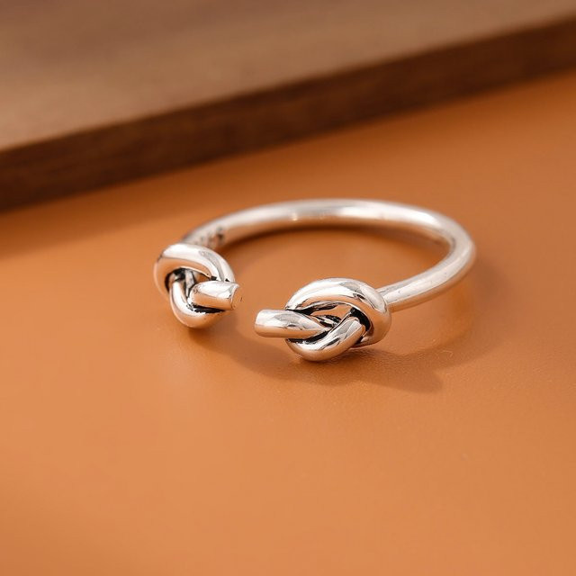 Punk Ring, 925 Silber, Silber - Bild 1
