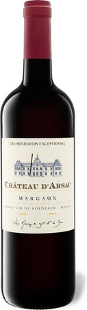 Château d'Arsac Margaux Cru Bourgeois Exceptionnel AOC Rotwein trocken 2021 0,75 l