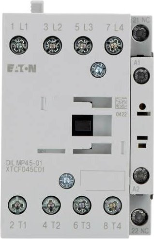 Eaton DILMP45-01(RDC24) Leistungsschütz mit 1 Öffner, 45A, Weiß - Bild 1