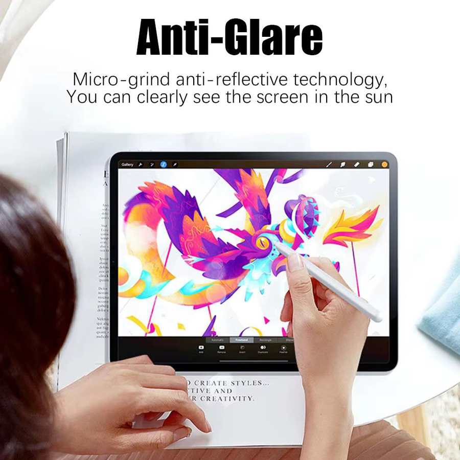 2er-Pack Papiergefühl Displayfolie für Apple iPad Pro, Air und Mini, transparent - Bild 4
