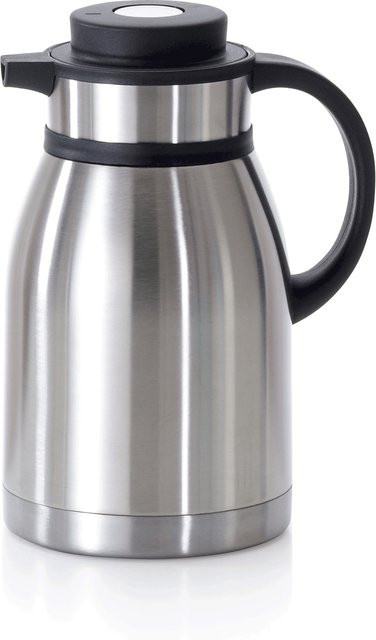Ich-zapfe Thermoskanne aus Edelstahl in Silber, 2,5 l - Bild 1