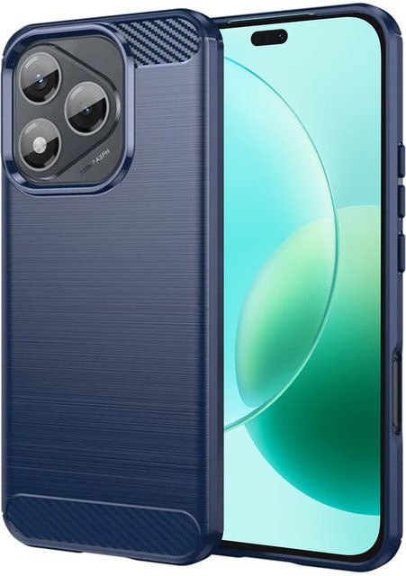 Techsuit Schutzhülle für Honor 400 Lite in Carbon-Optik, Blau - Bild 1
