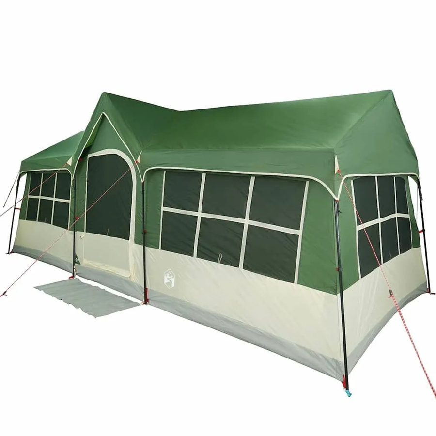 vidaXL Zelt mit Dach in Grün aus Polyester, B/T/H: 622 x 295 x 238 cm - Bild 2
