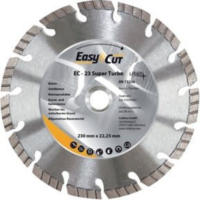 CEDIMA Diamant-Trennscheibe EC-23 für Beton und Stein, Farbe: Silber, Durchmesser: 150 mm, Breite: 2,2 mm, Bohrung: 22,23 mm - Bild 1