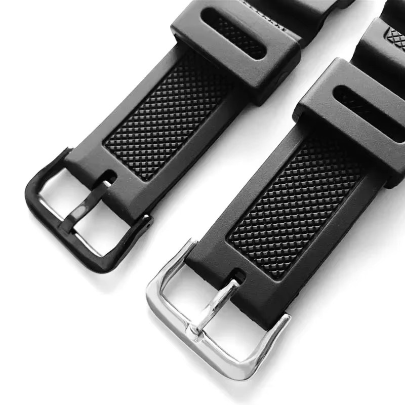 VNWCT Uhrenarmband Kautschuk, Schwarz, 18 mm x 25 mm - Bild 5