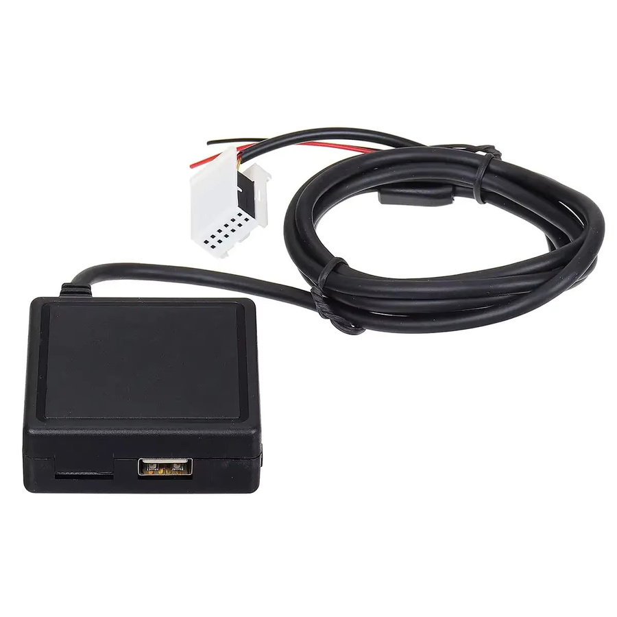 Bluetooth Aux Receiver mit USB und Mikrofon für Peugeot 207 307 407 308 und Citroen C2 C3 in Schwarz - Bild 5