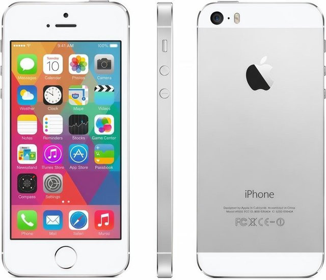 Apple iPhone 5s Smartphone 16GB Silber Refurbished mit iOS 12.5.8 - Bild 1