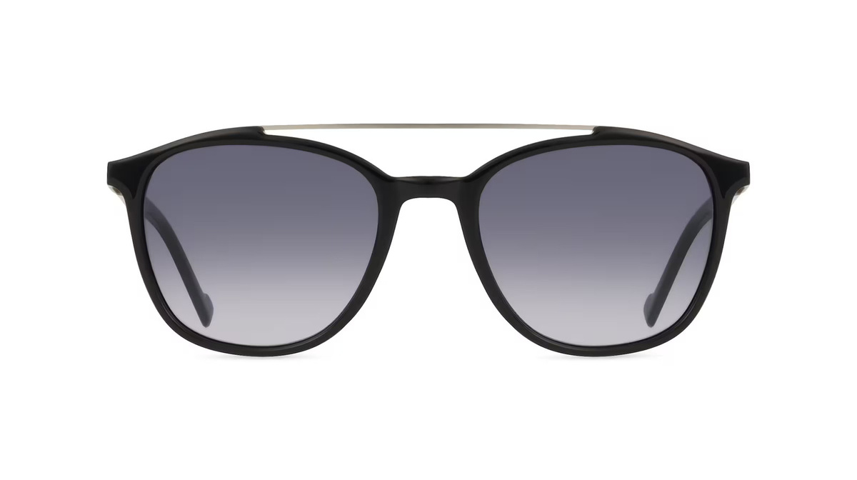 Zeiss ZS22518S Sonnenbrille Pilot, Vollrand, Kunststoff, Unisex, Schwarz, Grau - Bild 1