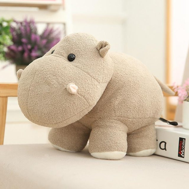 Kidsly Simulation Elefant Nilpferd Plüschtier, 20cm, ab 3 Jahre - Bild 1