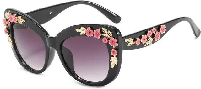 BEYIII Sonnenbrille Cat Eye, Kunststoff, Vollrand, Damen, Pink, Black - Bild 1