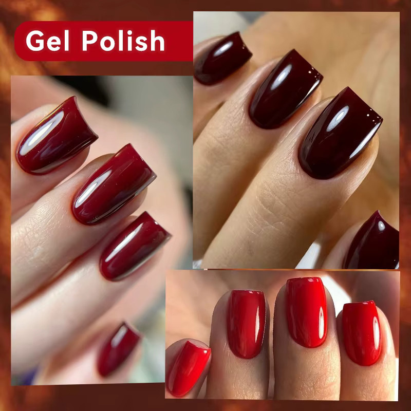 UR SUGAR Cherry Red Gel-Nagellack, Weinrot, 7 ml - Bild 2