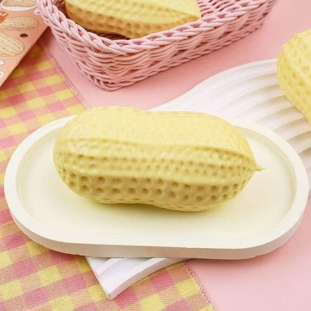 Binchi Outdoor Product, simulierte Erdnuss, Squishy, Stressabbau, weiches Dekompressionsspielzeug - Bild 1