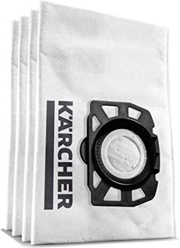 Kärcher Vliesfilterbeutel KFI 357 für Nass-/Trockensauger WD 2 Plus, WD 3, WD 3 Battery, KWD 1–3, SE 4001 und SE 4002, 4 Stück - Bild 5